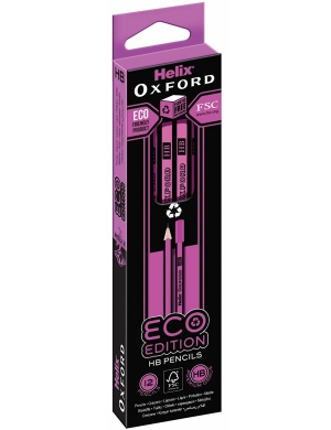 Oxford Eco HB Pencils 12pk - Pink